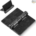 Therwen 2 Pcs Weld Hinges Heavy Duty Steel Butt Hinge Corrosion and Rust Resistant Long Lasting Trailer Gate Hinge for Heavy Gates Doors (4 Inches)