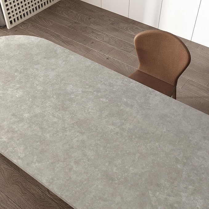 JSEVEM 16"×118" Light Grey Concrete Wallpaper Peel and Stick Industrial Gray Contact Paper 3D Textured Vinyl Wrap Self Adhesive Cement Wall Paper for Countertop Bedroom Office Walls Air Guide Design