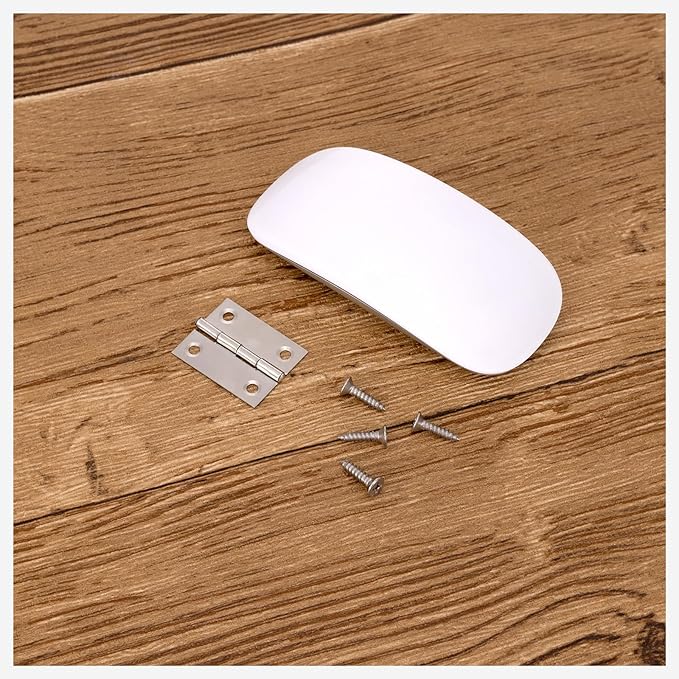 1.5 inch Stainless Steel Folding Butt Hinge Home Furniture Hardware Door Cupboard Cabinet Hinge Pack of 16