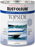 Rust-Oleum 207001 Marine Coatings Topside Paint, Quart, Oyster White 32 Fl Oz (Pack of 1)