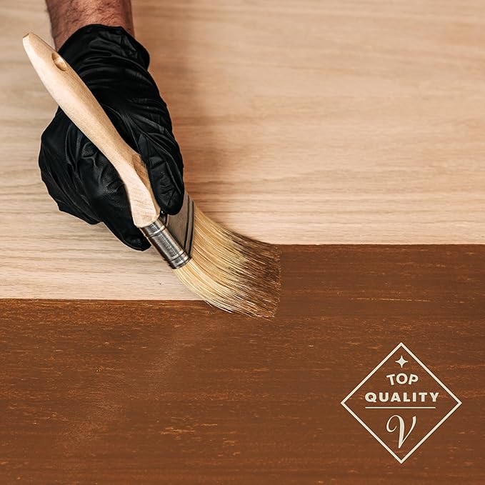 Varathane Premium Fast Dry Wood Stain | 1 Hour Dry Time | 1 Coat Color | Interior Wood Stain | Furniture, Cabinets, Doors, Trim | Half Pint | Golden Mahogany