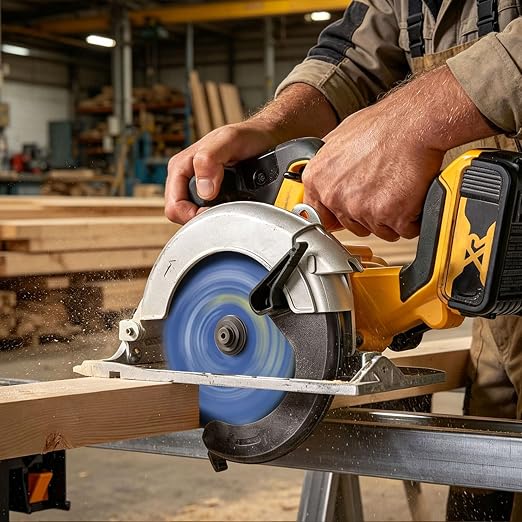 SawWorks 6-1/2" 60T Thin Kerf ATB Circular Saw Blade, Fine Finish for Trim Carpenters & Cabinet Makers, 5/8" Arbor