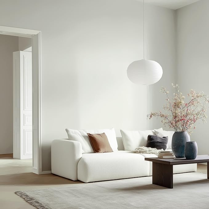 EVOLVE Paint & Primer: Environment-friendly, Low Sheen with One-coat Coverage for Interior & Exterior surfaces (Antique White, 1-Gallon)