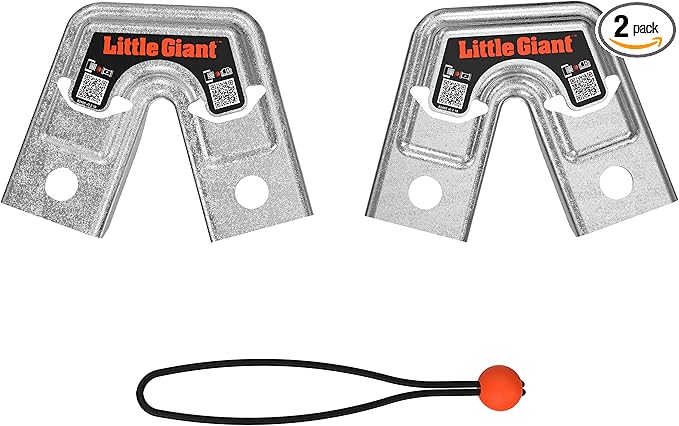 Little Giant Ladders, Trestle Brackets, Ladder Accessory, Aluminum, Fits Most Multi-Position Models, (26999)