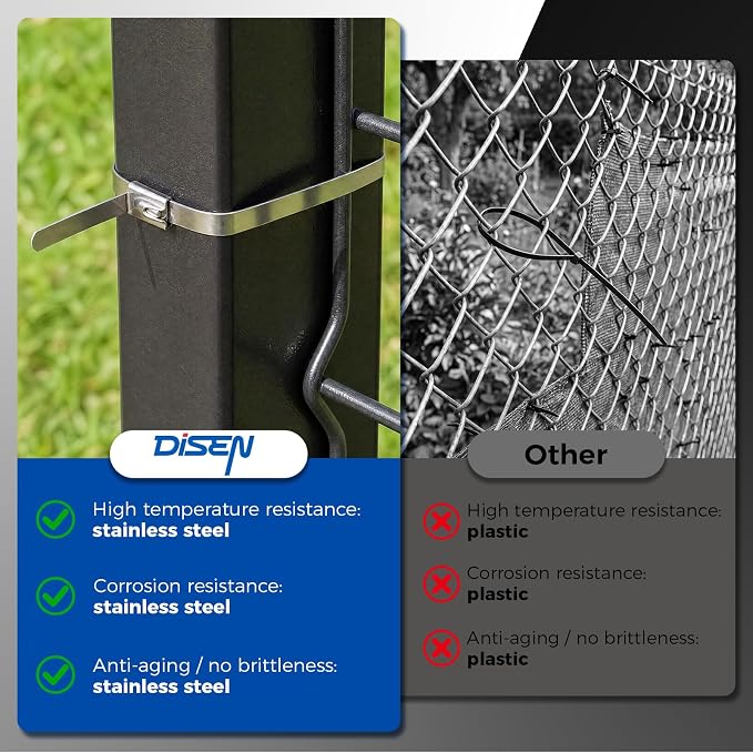 DISEN Stainless Steel Cable Tie Gun Kit