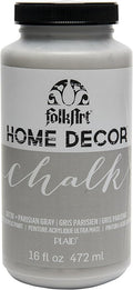 FolkArt 38730 Home Decor Chalk Furniture & Craft Paint in Assorted Colors, 16 ounce, Parisian Grey