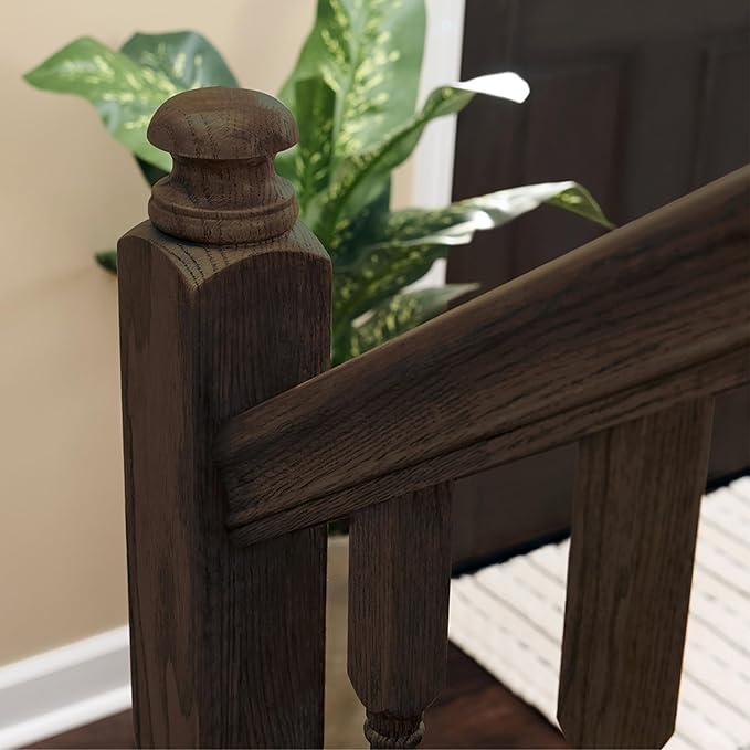 Varathane Total Control Gel Stain | Low Odor Water-Based Formula | Thick Gel Formula for Vertical Surfaces | Ideal for Wood, Metal & Fiberglass | Quart | Ebony