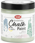 Viva Decor Chalk Paint (Sunlight Green) 8.45oz - Chalky Finish Paint for Furniture, Walls & Decor, Matte Finish, Water-based, High Pigment, Perfect for Shabby Chic & Vintage Looks. Suitable for Wood