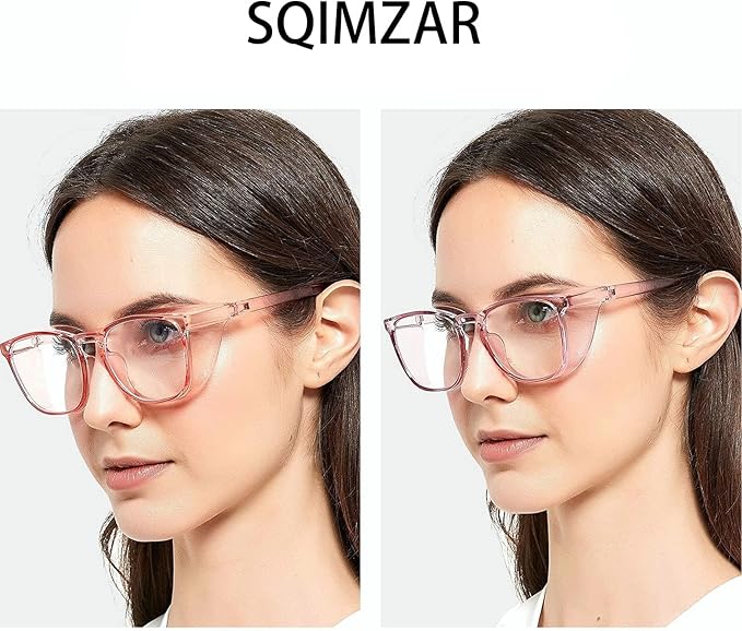 SQIMZAR Safety Glasses Goggles For Women Nurses Protective Eyewear,Anti Fog Safety Goggles