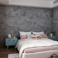 3yecao 48"×79" Wide Thick Dark Blue Grey Cracked Concrete Wallpaper Peel and Stick Waterproof Gray Concrete Contact Paper Vinyl Industrial Cement Wall Sticker for Countertops Desk Kitchen