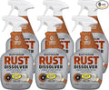Rust-Oleum Rust Dissolver Trigger Spray Gel | Heavy-Duty Corrosion Remover for Metal Tools, Cars, Bikes, Grills, Bolts, Firearms & More | 32 oz | 6 Pack