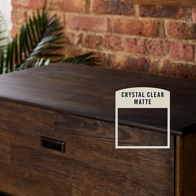 Varathane Water-Based Crystal-Clear Ultimate Polyurethane | Interior Wood Protection | Fast Dry Time | Easy Clean Up | Matte | Quart