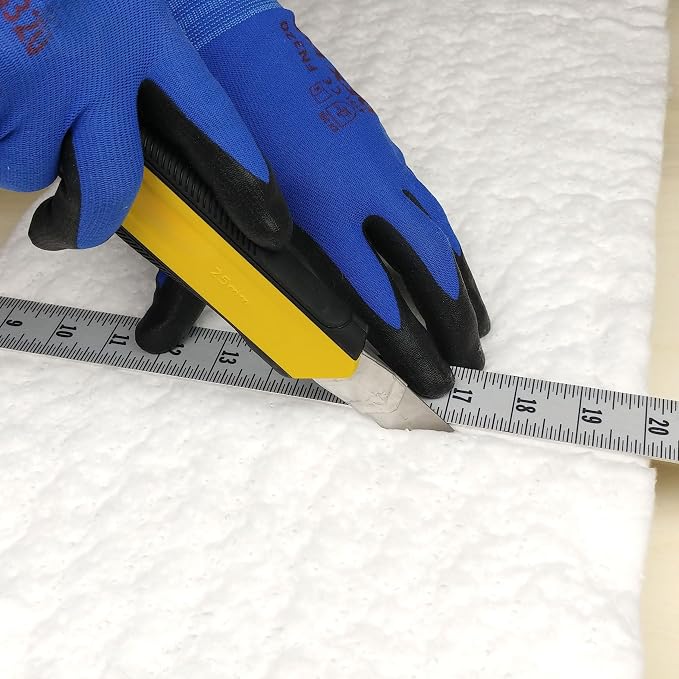Ceramic Fiber Insulation, 1/4" Thick x 16" x 240", 2400F Fireproof Insulation Blanket, 3007E