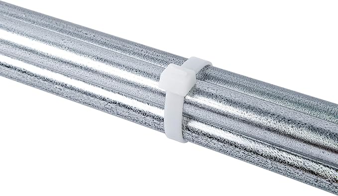 Gardner Bender 45-312 Cable Ties, 11 inch, 75 lb tensile, Electrical Wire and Cord Management, Nylon Zip Tie, 12 pk, Natural