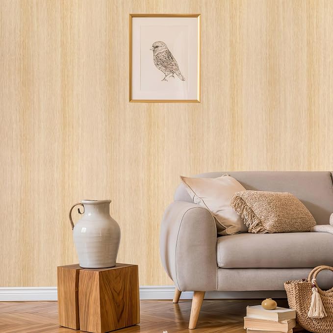 Arthome 33" x120" Peel and Stick Oak Wood Contact Paper Self-Adhesive Wall Paper,Decorative Vinyl Film for Countertop, Cabinets, Shelf, Drawer Liner,Easy to Clean Removable Wall Covering