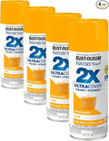 Rust-Oleum 334054 Painter's Touch 2X Ultra Cover Spray Paint, 12 oz, Gloss Golden Sunset (Pack of 4)