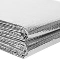 ToLanbbt Reflective Insulation Roll, 36IN x 10FT Double Bubble Wrap Insulation Sheet, Reflective Aluminum Foil 2MM Thermal Shield Radiant Barrier with 60 Pcs Adhesive Tapes for Window RV Attic Wall