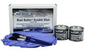RUST BULLET Automotive - Metallic Gray - (2) 1/4 Pints- Rust Inhibitor & Protective Coating for Cars, Trucks, & Metal Surfaces, UV Resistant, No Topcoat Needed