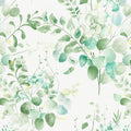 Naphite Green Floral Wallpaper Botanical Leaf Contact Paper 393in17.3in | Nature Eucalyptus Boho Contact Paper for Cabinets,Vinyl Self Adhesive Removable Wallpaper,Bedroom Bathroom Decor, Easy Match