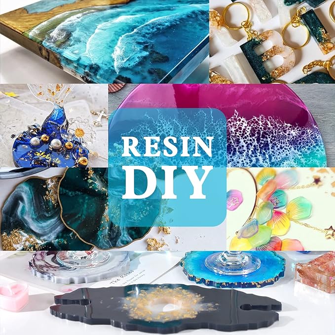 Epoxy Resin Pigment - 16 Colors Translucent Resin Colorant, Highly Concentrated Resin Dye for DIY Jewelry Making, AB Resin Coloring - 10ml