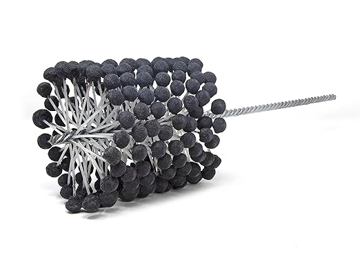 Brush Research GBD50012 FLEX-HONE®, 5" (127mm) Diameter, 120 Grit, Silicon Carbide, For Mild Steel, Stainless Steel Cast Iron and Softer Ferrous Materials