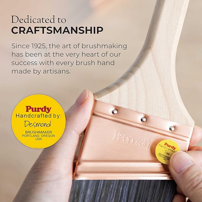 Purdy 144234720 Pro-Extra Monarch Flat Trim Paint Brush, 2 inch