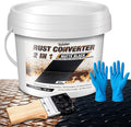 2 in 1 Rust Converter & Metal Primer, 36oz Water-Based Rust Remover Black Paint for Metal, Trailer, Truck, Chassis, Frame, Ultra Rust Inhibitor and Encapsulator, Easy Application, Long-Lasting