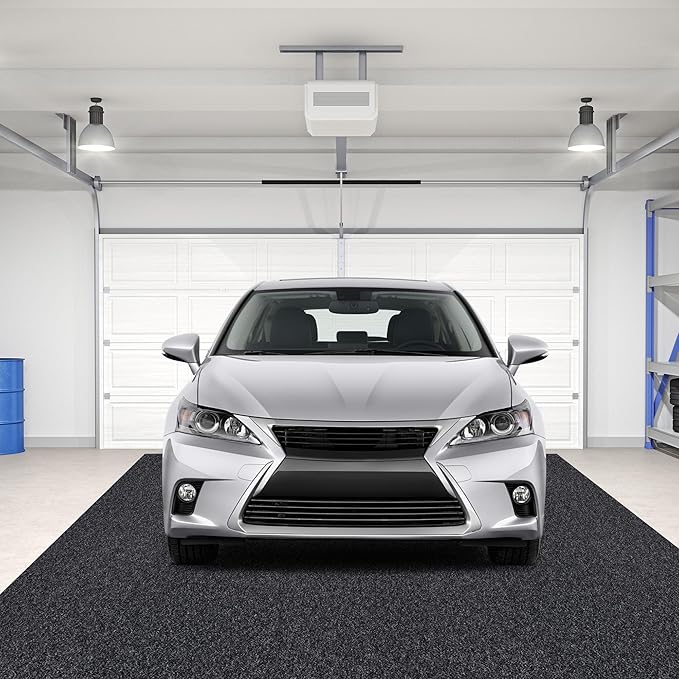 Oil Spill Mat - 96" x 60" Absorbent Oil Garage Floor Mat for Under Car - Protect Driveway from Drips, Spills, Stains, Reusable & Durable Garage Floor Protection Mat with Waterproof Backing