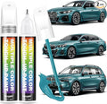 [2-PACK] Compatible with BMW Touch Up Paint[Manhattan Green Metallic(C3D)]-OEM-Equivalent, Fast-DryingCompatible withmula, Eco-Friendly Scratch Repair KitCompatible with Deep Scratches