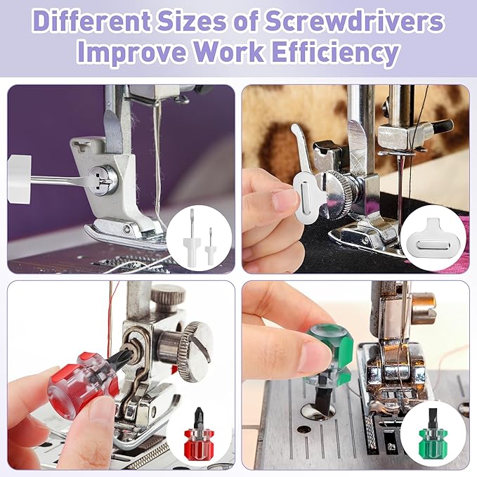 36 Pcs Sewing Machine Cleaning Kit Including Silicone Dense Hair Cleaning Brush, Tweezers, 2-Headed Brush, Screwdriver, Seam Rippers for Repair Clean Sewing Machine Repair Tools-Coldairsoap