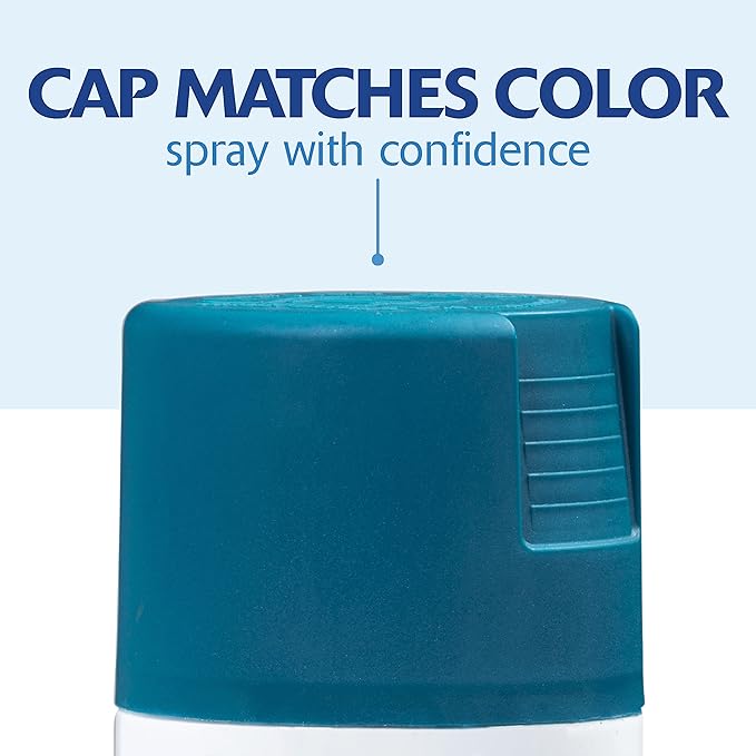 Rust-Oleum 334074 Painter's Touch 2X Ultra Cover Spray Paint, 12 oz, Satin Lagoon (Pack of 4)