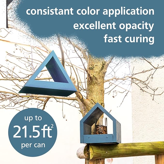 Baby Blue Spray Paint | Water-Based & Odorless | Eco-Friendly & Vegan | Weather & UV-Resistant | For All Substrates | Fast-Drying & High-Coverage | For In/Outdoor Use | Light Blue Spray Paint