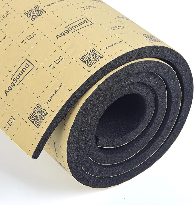 Sound Deadening Mat 3/5inch(15 mm) 6.54sqft - Car Sound Deadening Material Closed Cell Foam - Heat Insulation PE Foam Sound Deadener Material & Heat Barrier