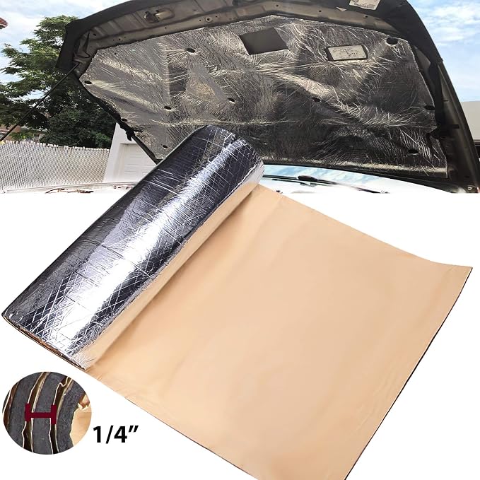 394mil 40"x40" Firewall Sound Deadener Car Heat Shield Insulation Deadening Mat