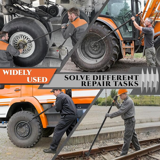 1 Inch Torque Wrench Loud Click (200-1200 Ft.Lb / 271-1627 N.m) | ±3% Accuracy Dual-Direction Dual-Scale Split-body Structure CR-V Mining Equipment, Marine Vessels,Construction Machinery,Rai