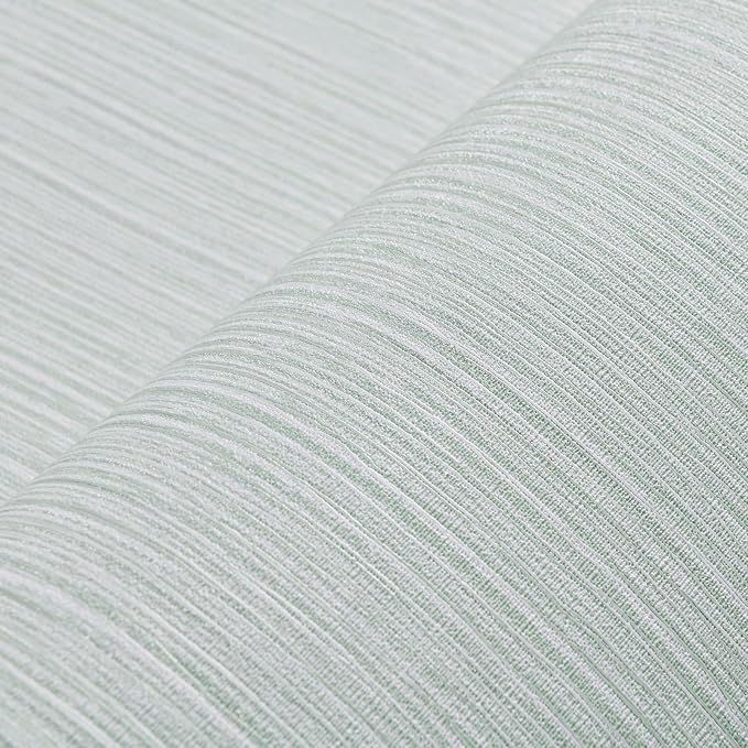 Haimin Grasscloth Wallpaper Textured 24in X 393in Fabric Contact Paper Textured Linen Peel and Stick Self-Adhesive Thick Vinyl Embossed Wallpaper