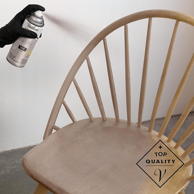 Varathane Premium Fast Dry Wood Stain Spray | 1 Hour Dry Time | 1 Coat Color | Interior Wood Stain | Furniture, Cabinets, Doors, Trim | 10.25 oz | 6 Pack | Antique White