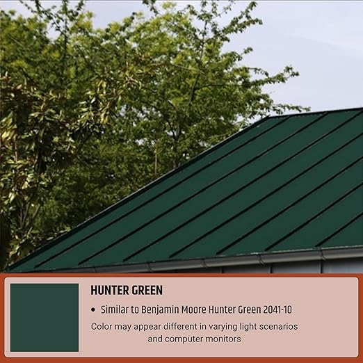 Liquid Rubber Color Roof Sealant- Elastomeric Waterproof Small Repair Coating for Flat, Low-Slope & Metal Roofs, Flexible UV-Stable Membrane, Hunter Green, 1 Quart