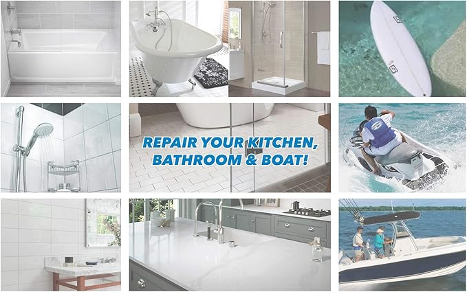Tub and Shower Repair Kit - White