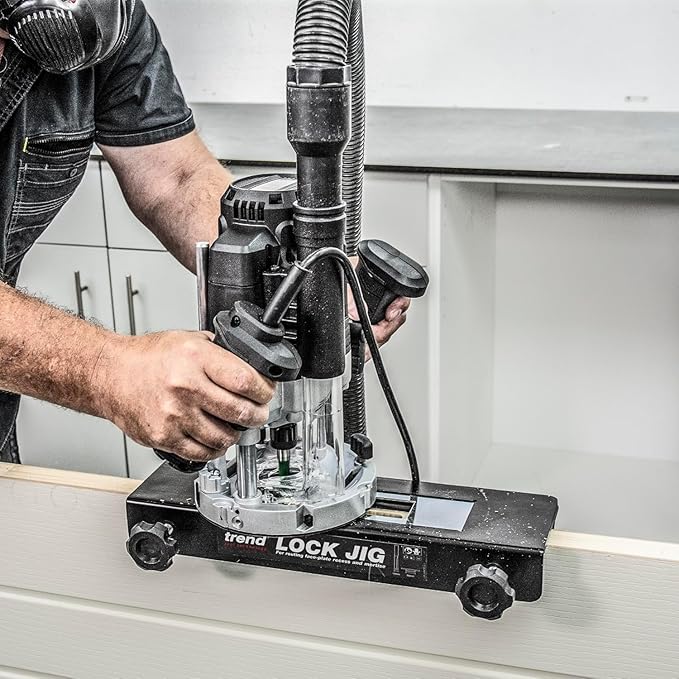 Trend Door Installation Kit, Includes the Adjustable AnyDoor (2'6"–9'), Foot-Operated Door Lifter, Door Stand, Lock & Strike Plate Jigs and Professional Router Bit, U*H/JIG/D9/B3