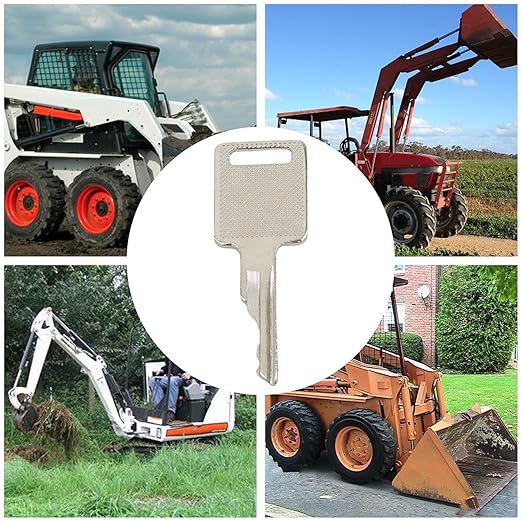 6693241 16PCS D250 Ignition Keys Heavy Equipment Keys Compatible with Bobcat Case IH Skid Steer Loader and More 6709527 307852A1
