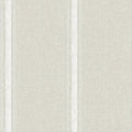Chesapeake Linette Fabric Stripe Wallpaper, Light Grey, Prepasted, Washable, Strippable, 20.5 in x 33 ft