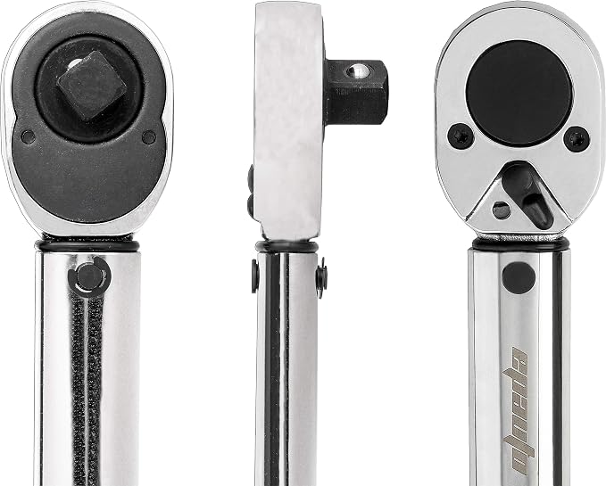 EPAuto 3/8-Inch Drive Click Torque Wrench 10-80 Ft-lb./ 13.6-108.5 Nm | 3/8-Inch Drive Click Torque Wrench 10-80 ft-lb. / 13.6-108.5 Nm 1.5" Wx1 Dx14.5 H