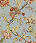 NextWall Kianna Jacobean Floral Peel and Stick Wallpaper (Blue Dusk)