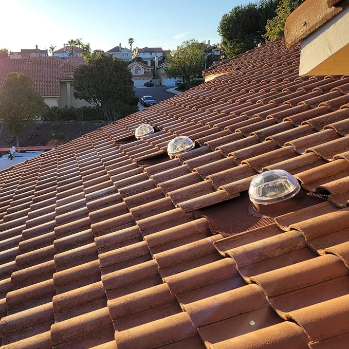 Solatube® 290 DS 14-inch Tubular Skylight Kit for Large Rooms – High-Capacity Natural Light for Kitchens, Bedrooms & Living Rooms – Energy Efficient Base Kit