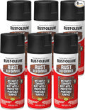 Rust-Oleum 248658-6PK Stops Rust Reformer Spray Paint, 10.25 oz, Black, 6 Pack