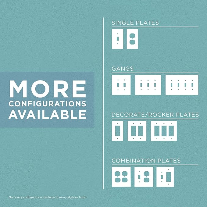 Franklin Brass Classic Lace (1-Pack) Decorative Light Switch Cover Brushed Nickel 1-Gang Wall Plate Switch/Toggle Plate Guards Electrical Outlet Covers W35070-SN-C