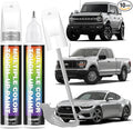 [2-PACK] Iconic Silver Metallic(JS/M7432A) for Ford Car Touch Up Paint,Pro-Grade Quick Drying-Mirror Polish Effect,Quick & Easy Premium Car Scratch Remover,Easy to Use