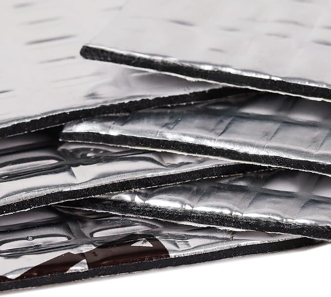 KILMAT Extra 100 mil (2.5 mm) 25 sqft (2.4 sqm) Car Sound Deadening Mat, Butyl Automotive Sound Deadener, Audio Noise Insulation and dampening
