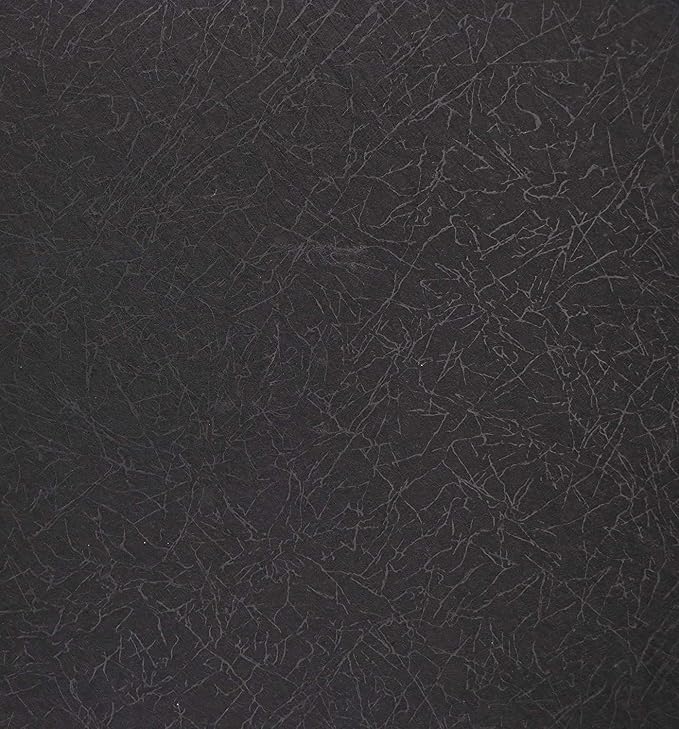 Abyssaly 23.6" x 118" Black Silk Wallpaper Peel and Stick Embossed Self Adhesive Black Contact Paper Removable Kitchen Vinyl Textured Wall Paper Cabinet Furniture Shelf Liner